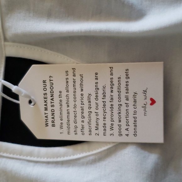 NWT Black, White, Gray Tank Dress Size XL - Picture 7 of 8